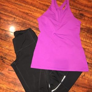 💜Lucy leggings & tank top